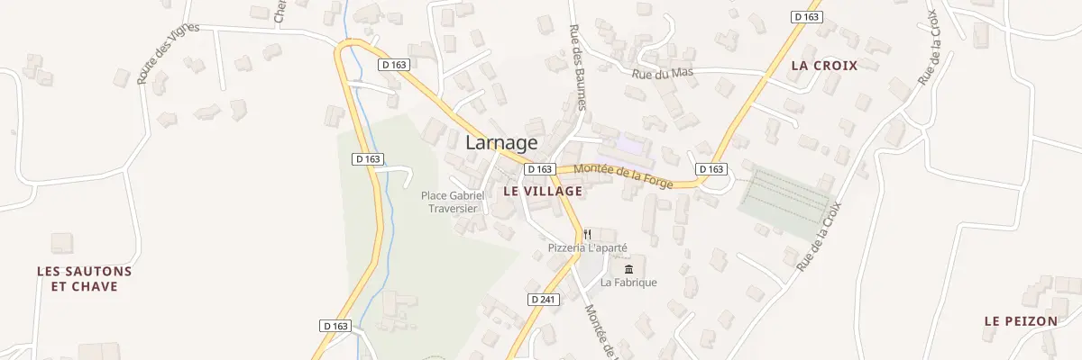 Plan du 5 Rue des Vergers à Larnage