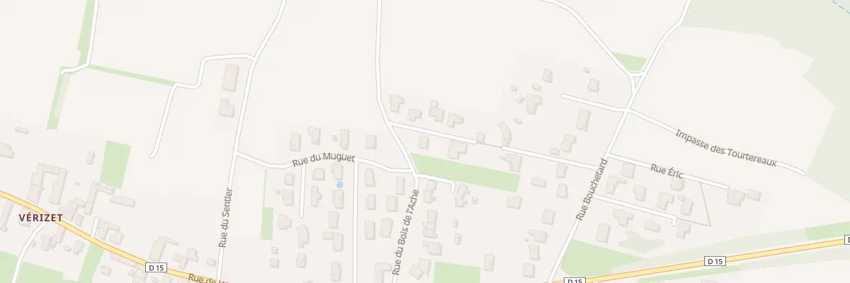 Plan du 5676F Rue du Bois de l’Ache à Viré