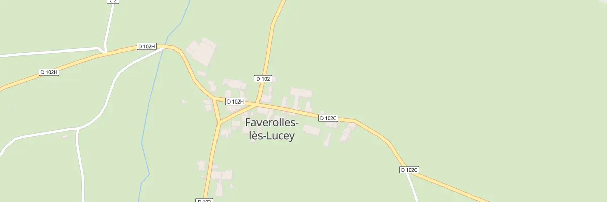Plan du 9002 Rue des Fèves à Faverolles-lès-Lucey