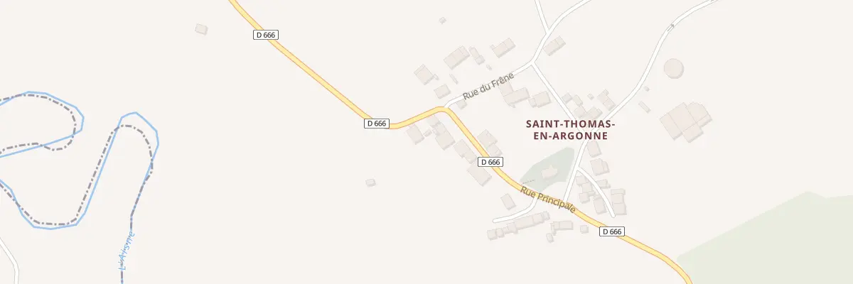 Plan du 5009 Le Village à Saint-Thomas-en-Argonne