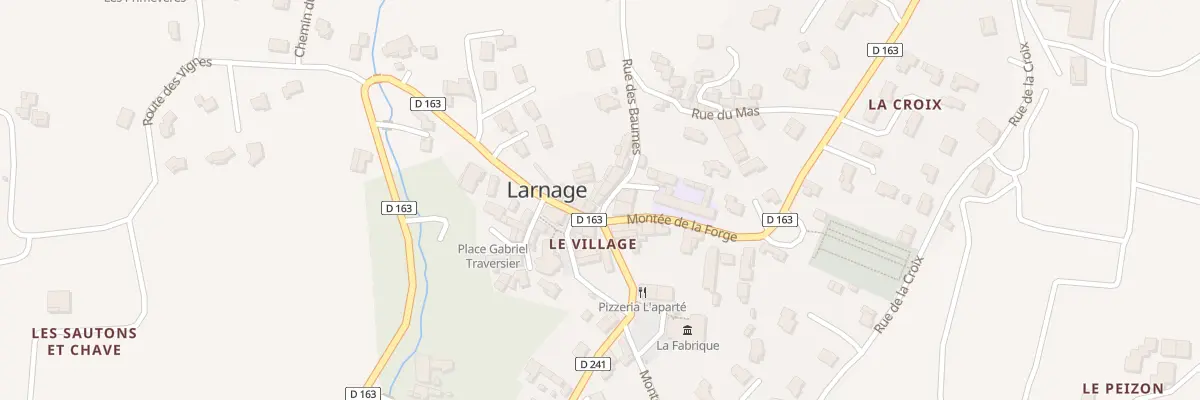 Plan du 5070 Le Village à Larnage
