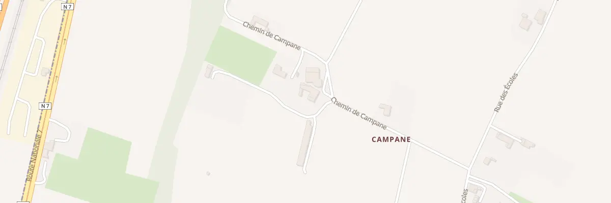 Plan du 640 Che de Campane à Livron-sur-Drôme