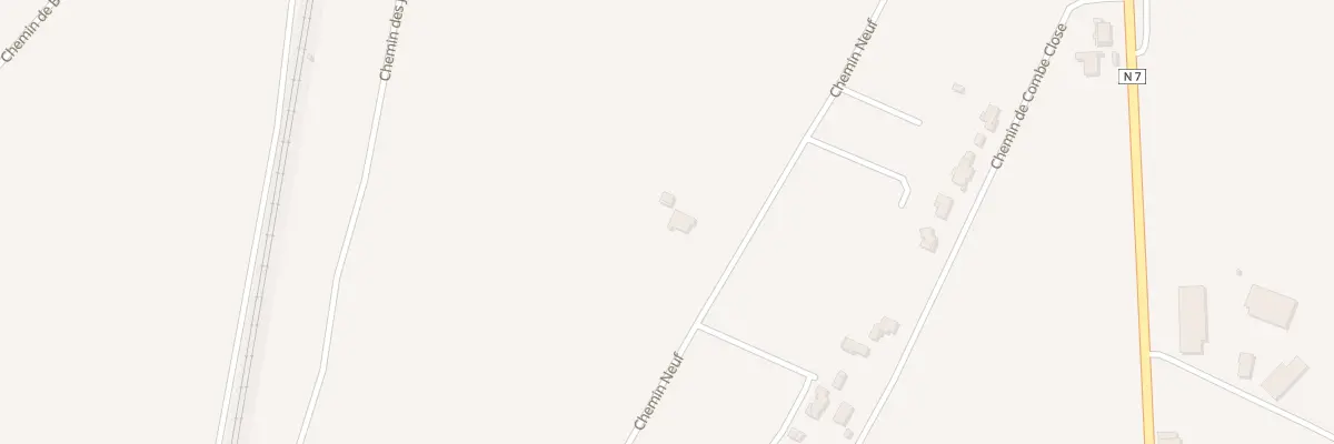 Plan du 965 Che Neuf à La Roche-de-Glun