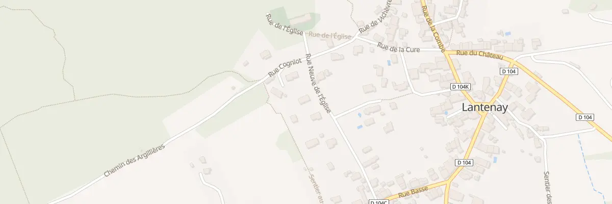 Plan du 17 Rue Neuve de l’Eglise à Lantenay