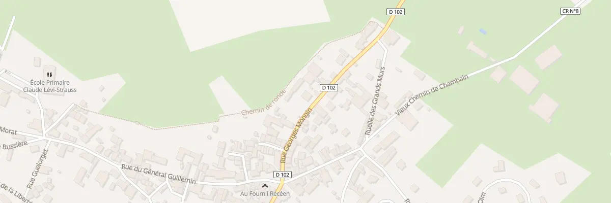 Plan du 9 Rue Georges Mongin à Recey-sur-Ource