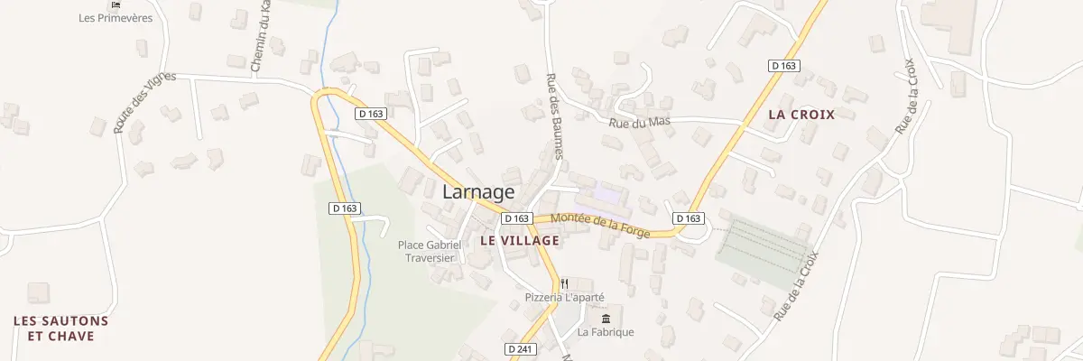 Plan du 5072 Le Village à Larnage