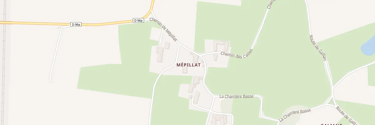 Plan du 115 Che de Mepillat à Cruzilles-lès-Mépillat