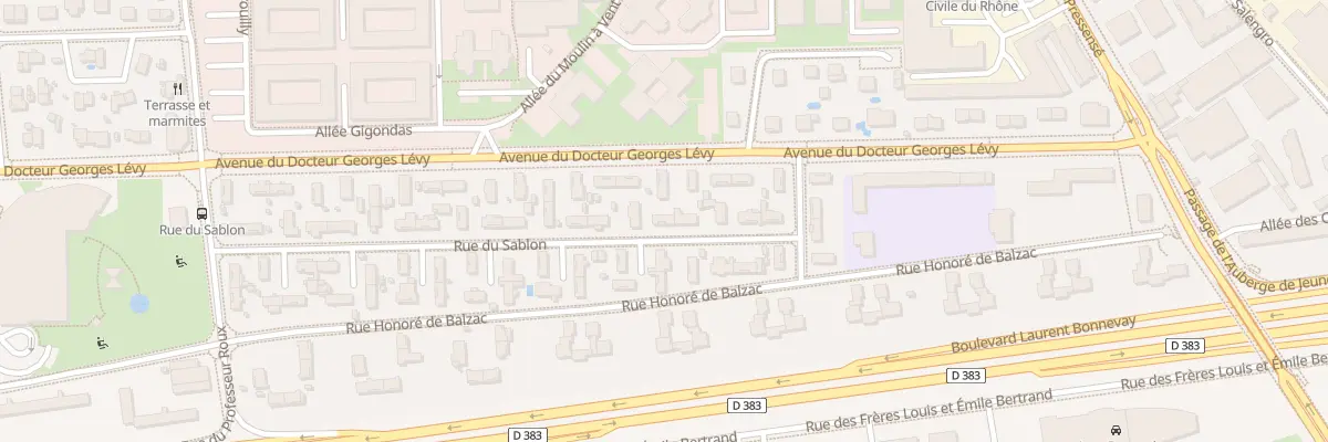 Plan du 31 Rue du Sablon à Vénissieux