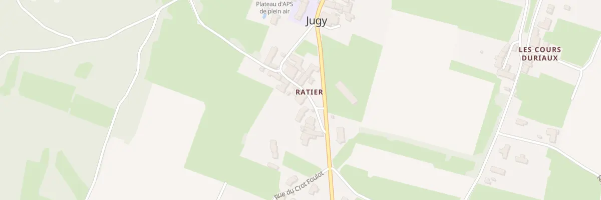 Plan du 5096 A Ratier à Jugy