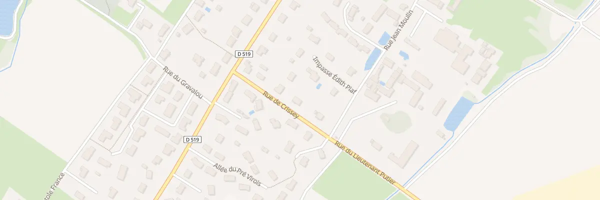 Plan du 111 Rue de Crissey à Virey-le-Grand