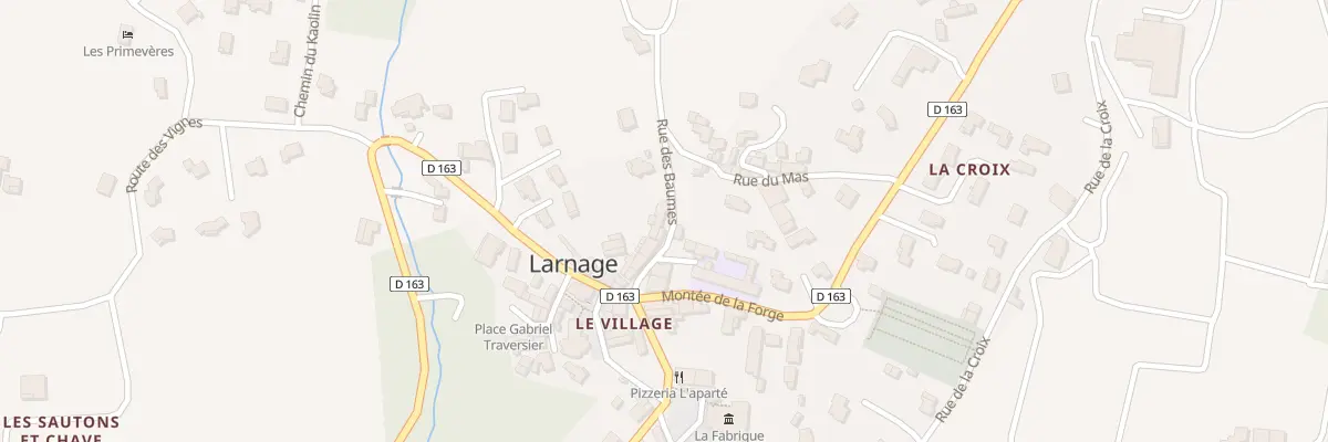 Plan du 5073 Le Village à Larnage