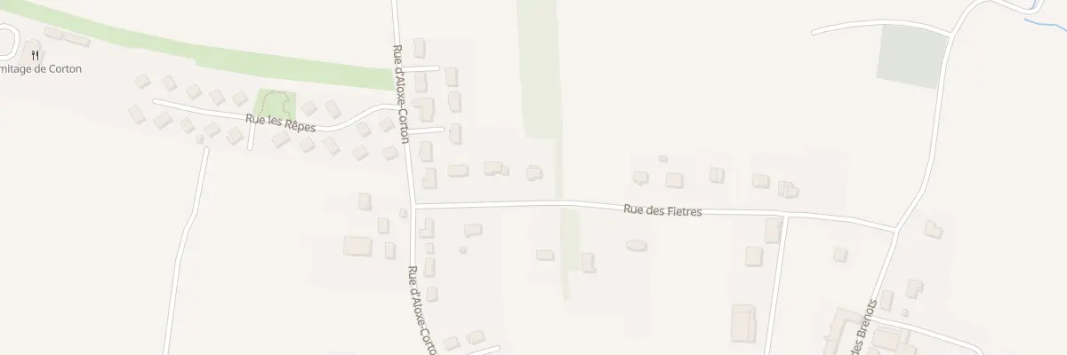 Plan du 32 Rue des Fietres à Chorey-les-Beaune