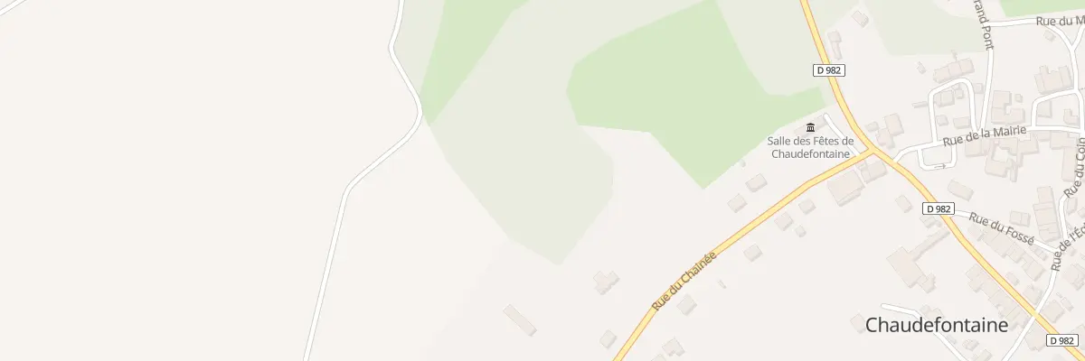 Plan du 9 Rue du Chainee à Chaudefontaine