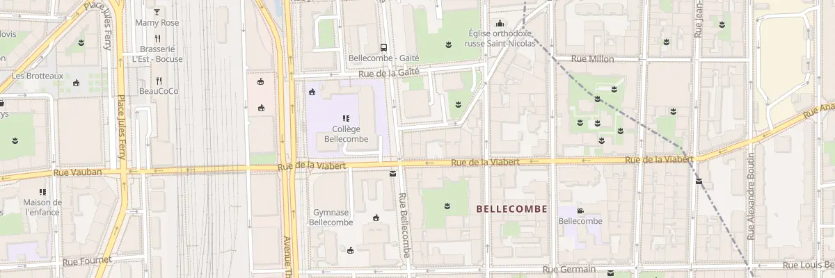 Plan du 4 Petite Rue de la Viabert à Lyon 6e Arrondissement