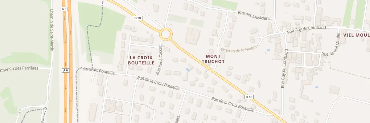 Plan du 18 Rte de Laives à Sennecey-le-Grand