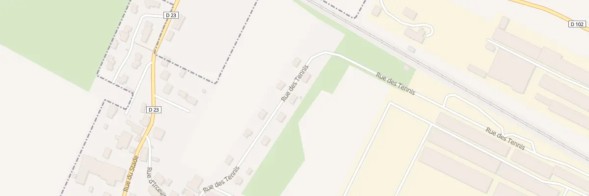Plan du 21 Rue des Tennis à Maranville