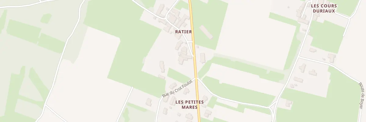 Plan du 5098 A Ratier à Jugy