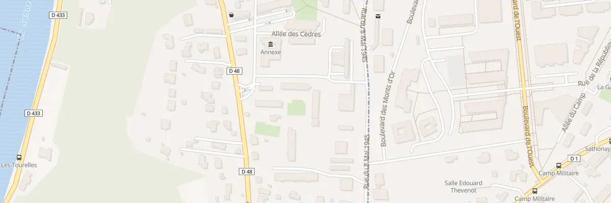 Plan du 40 Rue Ampère à Fontaines-sur-Saône