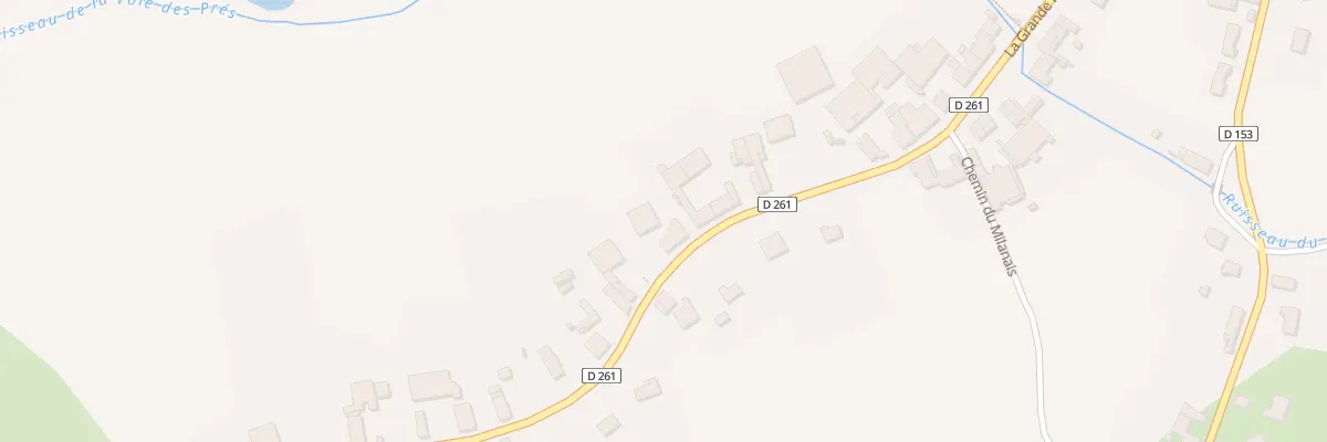 Plan du 30 Gr La Grande Rue à Voillecomte