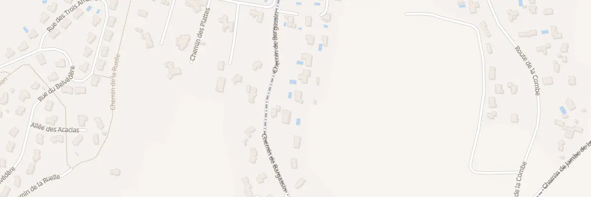 Plan du 313 Che de Bargassin à Cailloux-sur-Fontaines