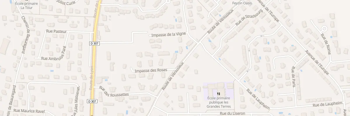 Plan du 7 Rte de Vénissieux à Feyzin