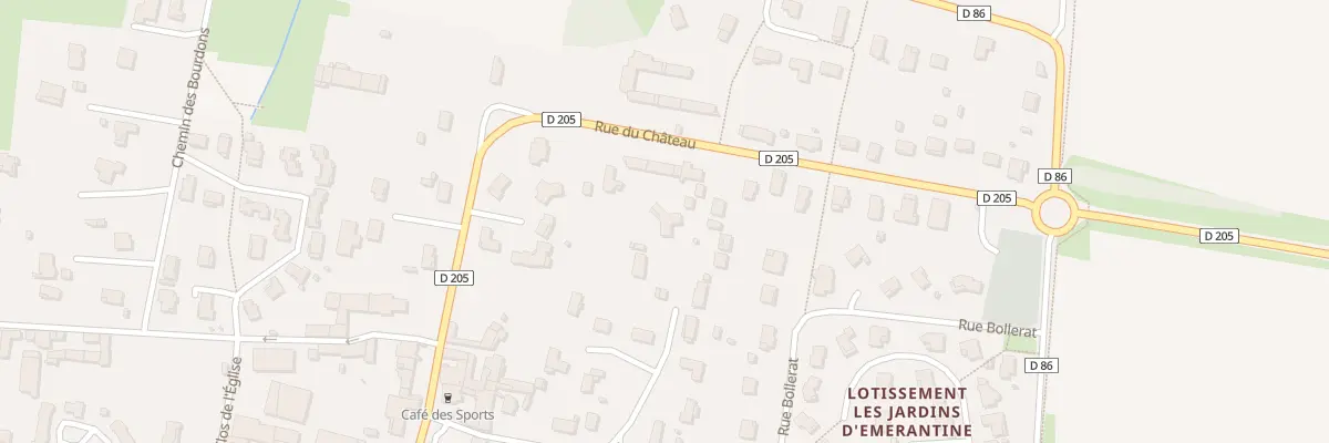 Plan du 478 Rue du Château à Senozan