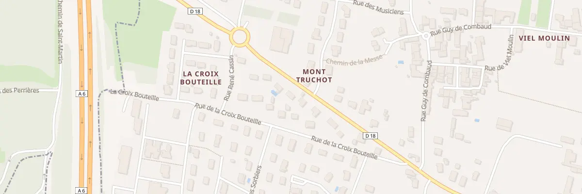 Plan du 14 Rte de Laives à Sennecey-le-Grand