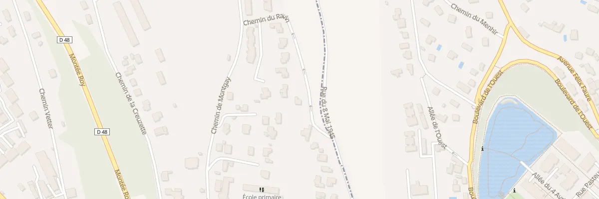Plan du 9003 Che du Ravin à Fontaines-sur-Saône