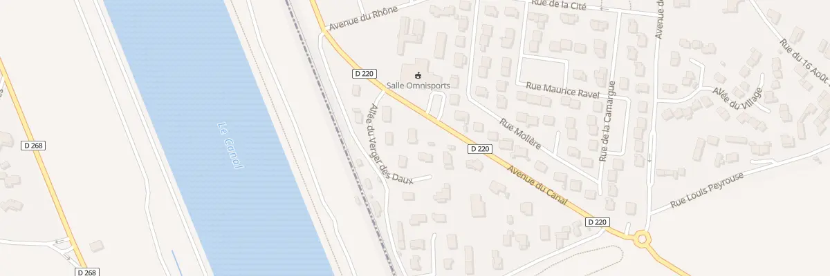 Plan du 7 Av du Canal à Pont-de-l’Isère