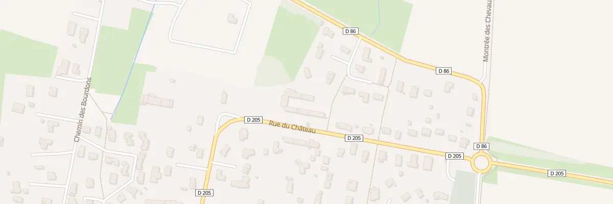 Plan du 447B Rue du Château à Senozan