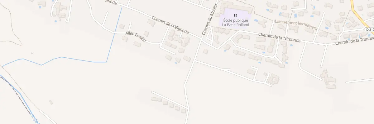 Plan du 5110 La Vignerie à La Bâtie-Rolland