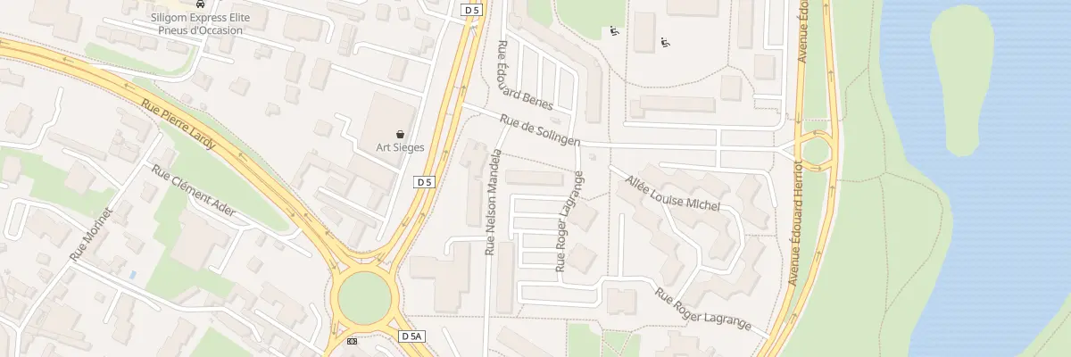 Plan du 5A Rue Roger Lagrange à Chalon-sur-Saône