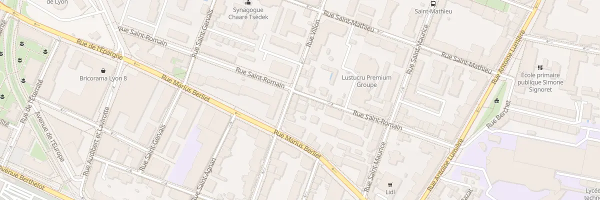 Plan du 63B Rue Villon à Lyon 8e Arrondissement
