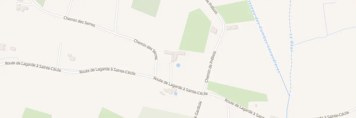 Plan du 5013 Les Serres à Lagarde-Paréol
