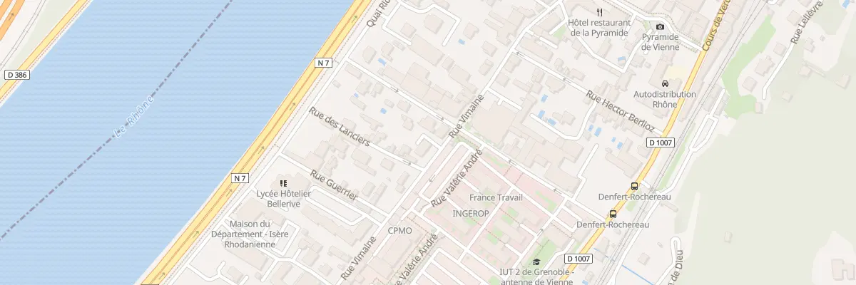 Plan du 24 Rue Vimaine à Vienne