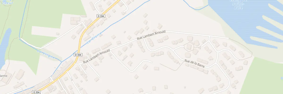 Plan du 6 Rue de la Barre à Vrigne aux Bois