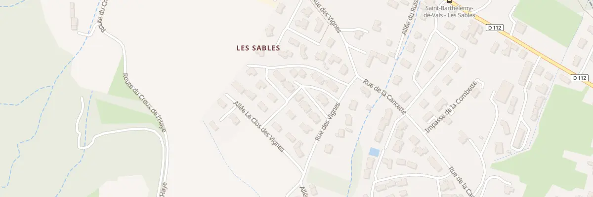 Plan du 11 All du Dauphiné à Saint-Barthélemy-de-Vals