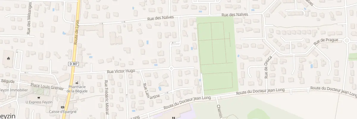 Plan du 23 Rue Victor Hugo à Feyzin