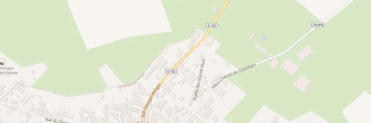 Plan du 28 Rue Georges Mongin à Recey-sur-Ource