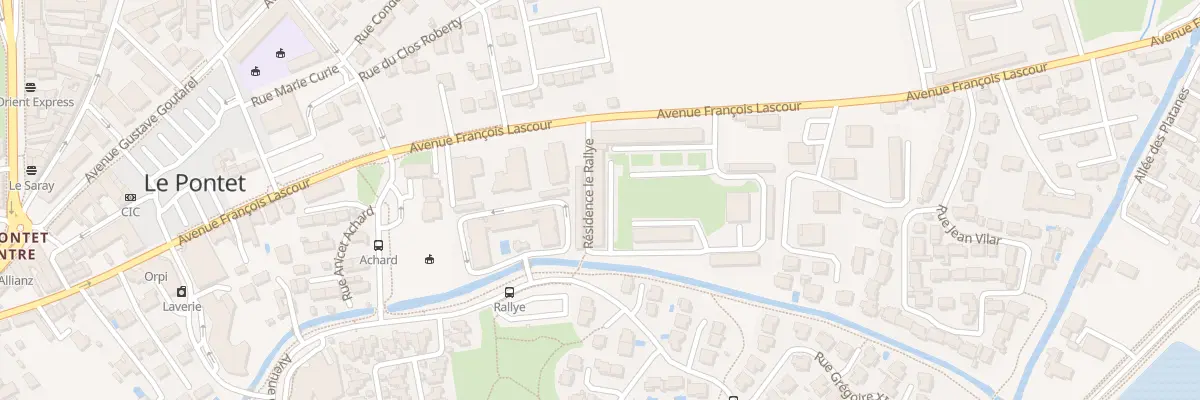 Plan du 65 Av françois LASCOUR au Pontet