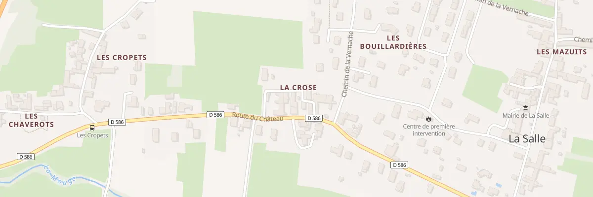Plan du 60 Rte du Chateau à La Salle