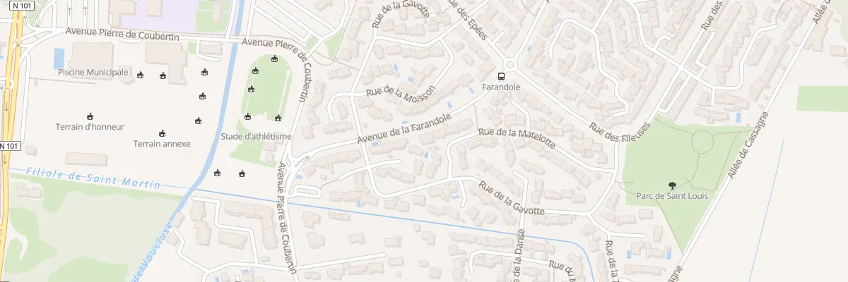 Plan du 6 Rue de la Matelotte au Pontet