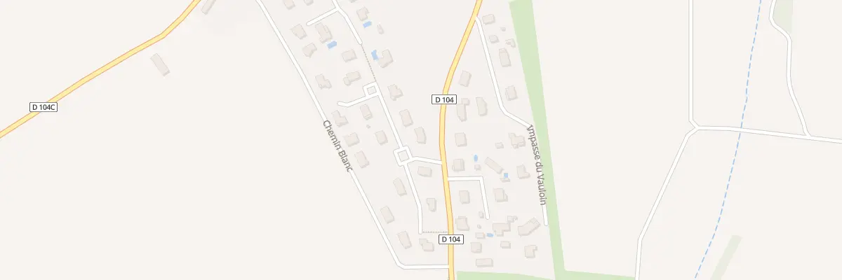 Plan du 1 Imp des Crais à Lantenay