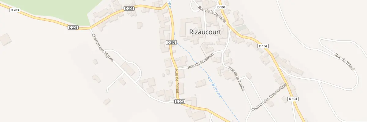 Plan du 7 Rue du Ruisseau à Rizaucourt-Buchey