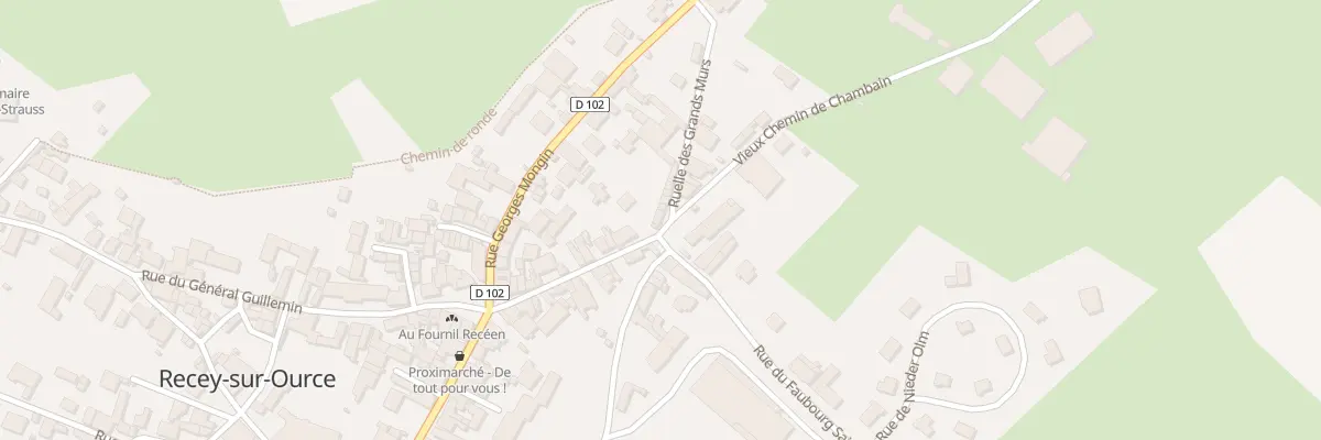 Plan du 1 Rle des Grands Murs à Recey-sur-Ource