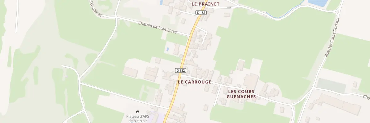 Plan du 170 Rte Saint Germain à Jugy