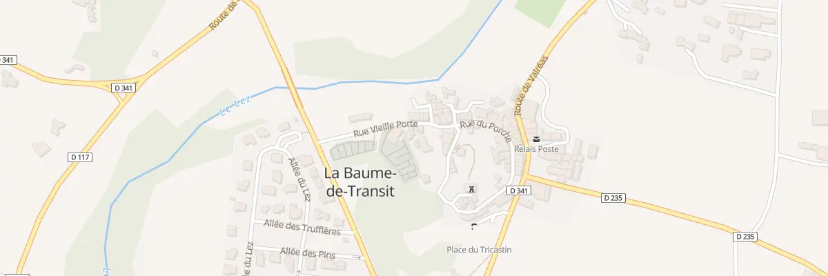 Plan du 5025 Le Village à La Baume-de-Transit