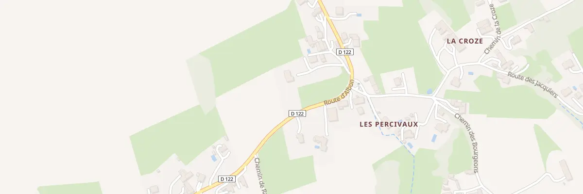 Plan du 92 Rte Pierre Blanche à Anneyron