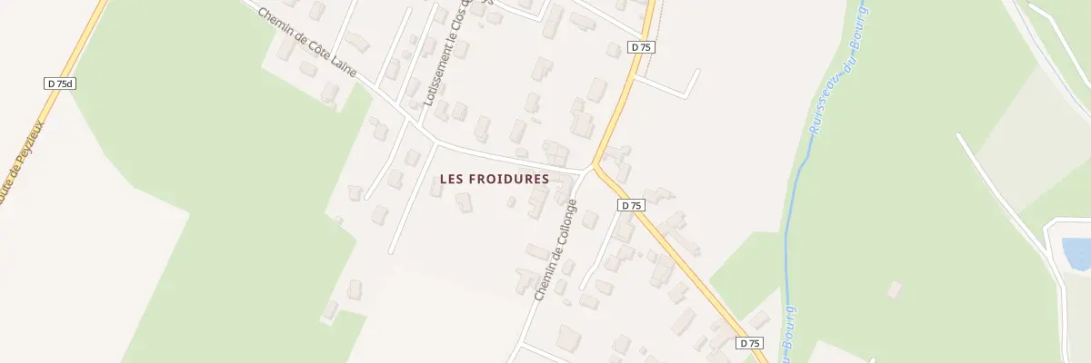 Plan du 31 Che de Cote Laine à Saint-Étienne-sur-Chalaronne