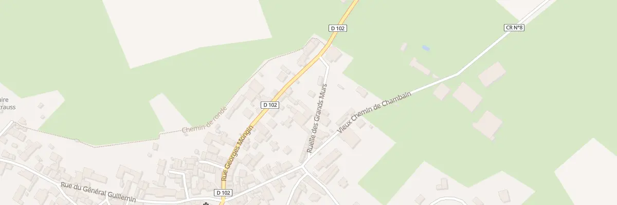 Plan du 24 Rue Georges Mongin à Recey-sur-Ource